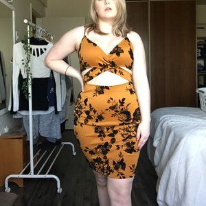 Eclipse cutout dress